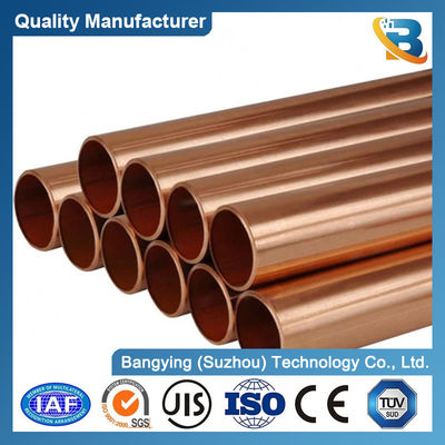 15m Red Copper Tube 3/8 1/4 1/2 in Coil Hardness 0-200 Elongation 10-100 for Cooling System
