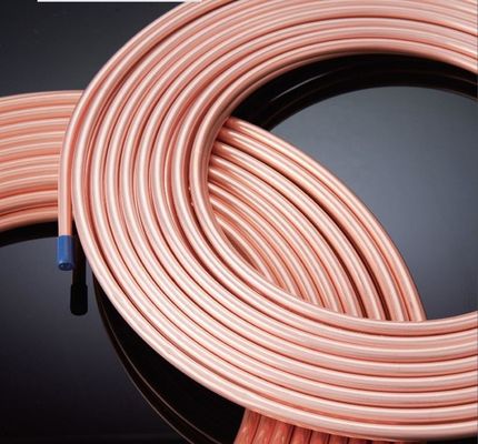 C1100 C12200 Copper Pancake Coil Pipes 15 Meters 1/4" 3/8" 1/2" 3/4" for Air Conditioner