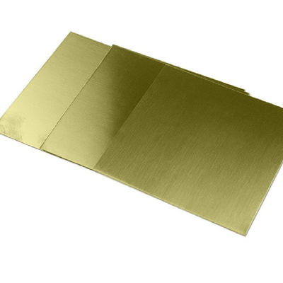 0.01-3.0mm Thickness C260 Brass Sheet / Plate for Industrial Needs in ASTM Standard