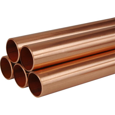 Water Tube Copper Pipe C60600 Cual5 Brass Pipe Size Solid Internal Thread Pipe Welding