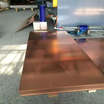 Super Grade 99.999% Pure Copper Sheet/Plate for Welding 2-2500mm Width High Purity