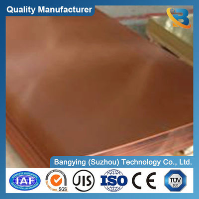 Pure Bronze Copper Plate C1100 Alloy 99.99% Purity 2mm 3mm 4mm Sheet in Various Sizes