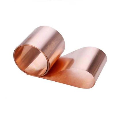 C1100 T2 C10100 C10200 99.9% Pure Copper Strip Copper Foil Tape Copper Paper Roll Coil