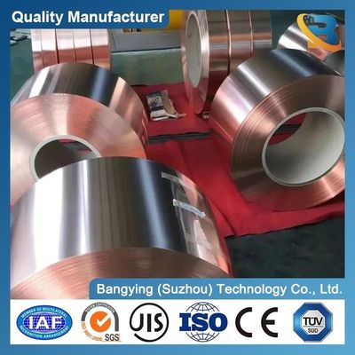 Bending Processing 0.1mm Copper Foil for Customized Battery Strip Coil