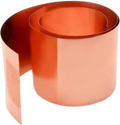 Bending Processing 0.1mm Copper Foil for Customized Battery Strip Coil