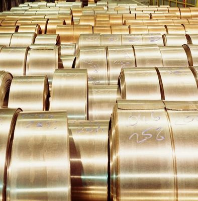 Bending Processing 0.1mm Copper Foil for Customized Battery Strip Coil