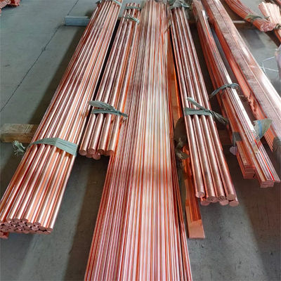 ASTM 8mm C11000 C12200 C2100 Round Flat Copper Bar for Ts MPa 22-25 High Demand