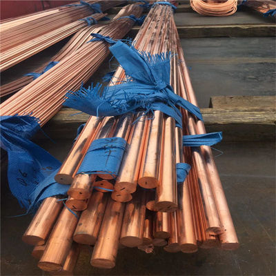 ASTM 8mm C11000 C12200 C2100 Round Flat Copper Bar for Ts MPa 22-25 High Demand