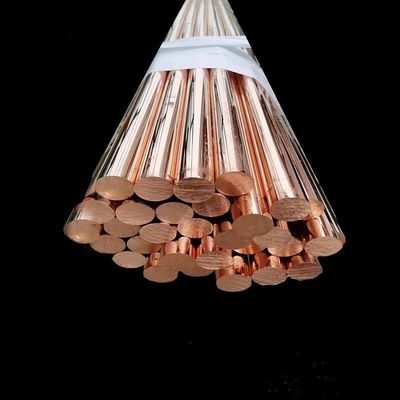 Customization 99.9% C1020 C1100 C11000 Solid Round Rod 50-600mm Red Pure Copper Bar