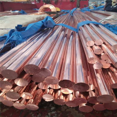 BYCu-CR001 Red Copper T2 C1221 T3 Solid Copper Rod 8mm 10mm for Semi Small/Large Sizes