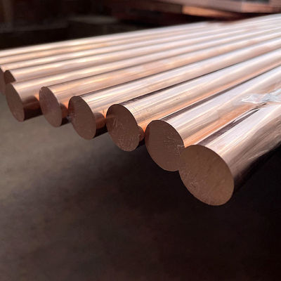 BYCu-CR001 Red Copper T2 C1221 T3 Solid Copper Rod 8mm 10mm for Semi Small/Large Sizes