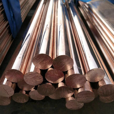 BYCu-CR001 Red Copper T2 C1221 T3 Solid Copper Rod 8mm 10mm for Semi Small/Large Sizes