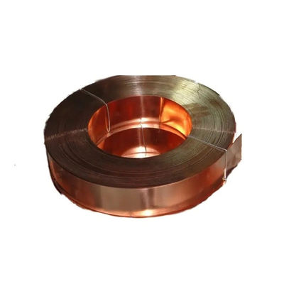 Customised Wooden Electronic Work Coil Flat Width 2-2500mm Red 99.9% Pure Copper Tape