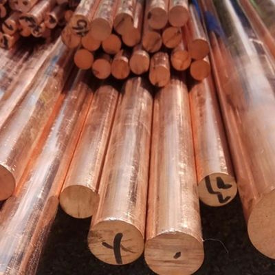 Copper Bar C24000c26800 C27000 T27300 T27600 Solid Red T1/T2/Tp1/Tp2 C10100/C10200/C10500/C10700