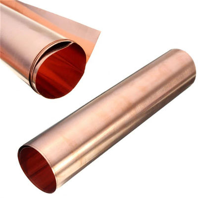 Customization High Purity Soft Copper Coil 10um Copper Rolls Conductive Copper Strip