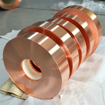 Red Custom Copper Strip Manufactured Directly by with Customization and Red Color
