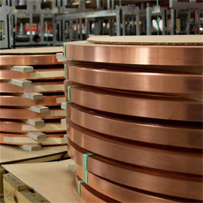 Red Custom Copper Strip Manufactured Directly by with Customization and Red Color