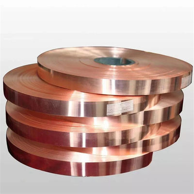 Red Custom Copper Strip Manufactured Directly by with Customization and Red Color
