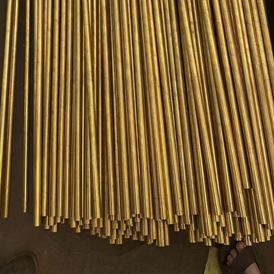 22-25MPa Ts Customized ASTM C27200 C28000 Brass Straight Tube Copper Pipe OEM Service