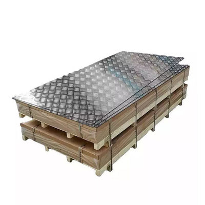 Temper T3-T8 Diamond Aluminum Plate with Checkered Pattern and Embossed Perforation