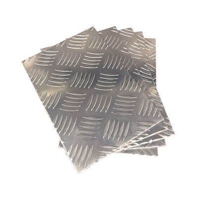 Temper T3-T8 Diamond Aluminum Plate with Checkered Pattern and Embossed Perforation