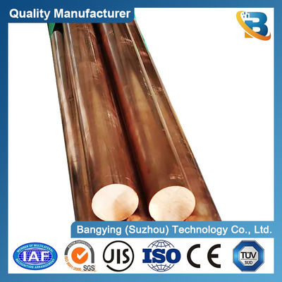 ASTM Standard Oil Cooler Pipe Copper Brass Bar Bronze Red Pure Copper Alloy Round Rod Bar