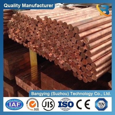 High Hardness Copper Bar C10100 C10200 C11000 6mm 8mm 16mm Solid Round Rods for Benefit