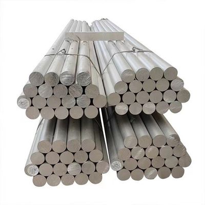 Silvery 2A14 3A21 1070 1100 2024 7075 6061 6063 T6 6082 3mm 5mm 8mm Aluminum Rod for Heat Treatment BYAS-009