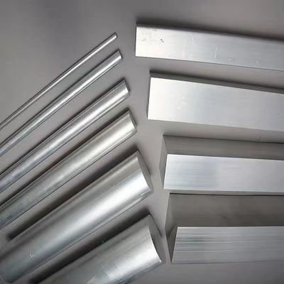 Silvery 2A14 3A21 1070 1100 2024 7075 6061 6063 T6 6082 3mm 5mm 8mm Aluminum Rod for Heat Treatment BYAS-009