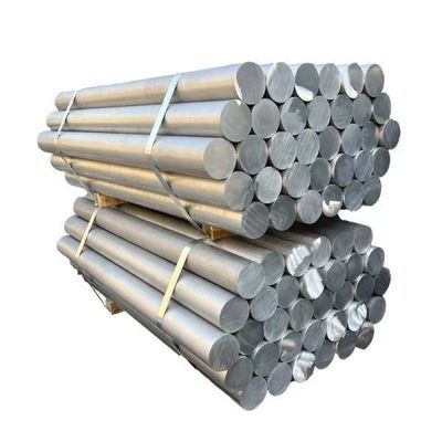 Silvery 2A14 3A21 1070 1100 2024 7075 6061 6063 T6 6082 3mm 5mm 8mm Aluminum Rod for Heat Treatment BYAS-009