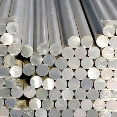 Silvery 2A14 3A21 1070 1100 2024 7075 6061 6063 T6 6082 3mm 5mm 8mm Aluminum Rod for Heat Treatment BYAS-009