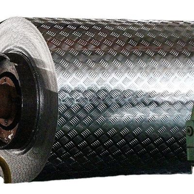 Stair Tread Flooring Fire Trucks Ship Decks Elevators Embossed Decorative Aluminum Coil