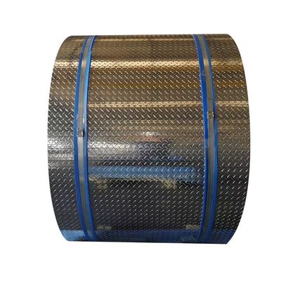 Stair Tread Flooring Fire Trucks Ship Decks Elevators Embossed Decorative Aluminum Coil