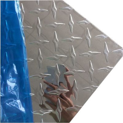 Stair Tread Flooring Fire Trucks Ship Decks Elevators Embossed Decorative Aluminum Coil