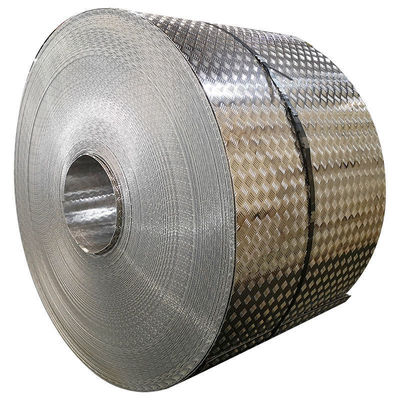 Anti-Slip 5000 Series Aluminum Alloy Roll Embossed Chequered Coils with T3 T8 Temper