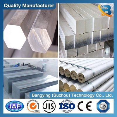 175-572MPa Ts Aluminum Alloy Round Bar 5052 5751 6061 6063 7075 with 1-12m Length