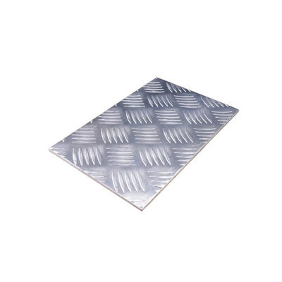 6061 Alloy Aluminum Sheet Embossed 3003 1050 1060 Silver 0.8mm 2mm For Decoration