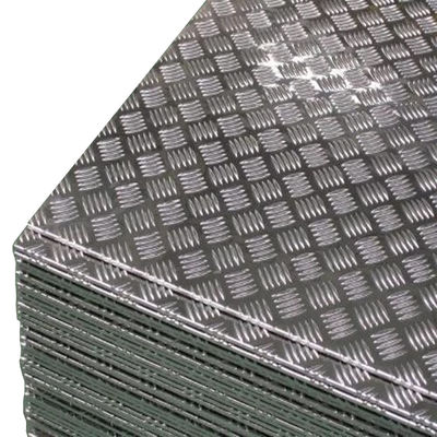 6061 Alloy Aluminum Sheet Embossed 3003 1050 1060 Silver 0.8mm 2mm For Decoration