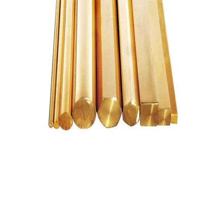 C2800 CuZn37 C62400 Square Brass Copper Bar Custom Size For Construction