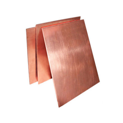 99.99% C12200 C2800 C11000 Copper Sheet T1 2mm 3mm Custom Size