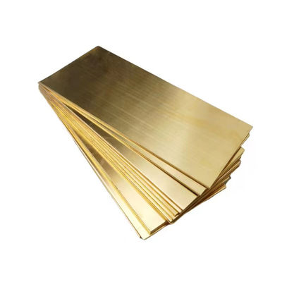 JIS Standared C2720 C22000 99.9 Pure H62 Brass Copper Sheet Plate For Industry