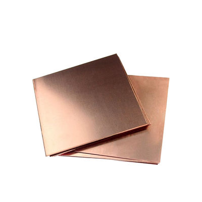 99.99 Pure C11000 C12200 C11000 Copper Sheet Plate 0.5mm 2mm 4mm For Decoration