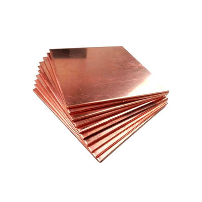 99.99 Pure C11000 C12200 C11000 Copper Sheet Plate 0.5mm 2mm 4mm For Decoration