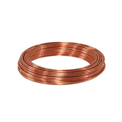 C11000 C12000 C12200 Pancake Red Copper Tube Pipes For Air Conditioner