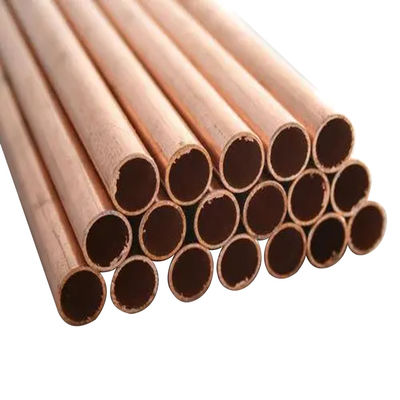 Manifold ASTM B280 99.9% Pure Air Conditioner 6.35mm 1/4 Inch Copper Tube For Plumbing