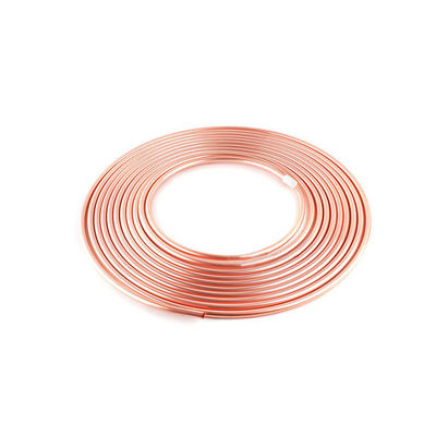 5/8'' 3/8'' Refrigeration Copper Coil Pipe 0.8mm Thick C11000 C12200