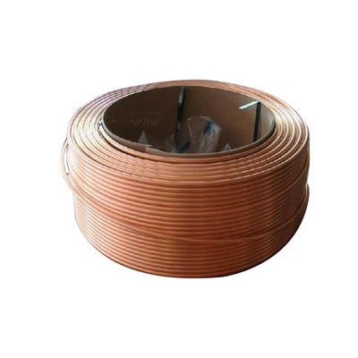 1/4 3/8 15m 10m 20m Refrigeration Copper Pancake Coil Insulation Pipe Soft Copper Air Tube For Air Conditioners
