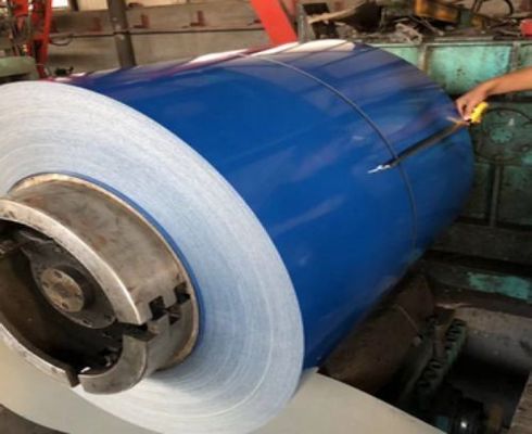 Galvanized Color Coated Roll Steel Ral 9030 Color Coated Coil PPGL Aluzinc Building Material PPGI Corrugated Roof Sheet Color Steel Coil