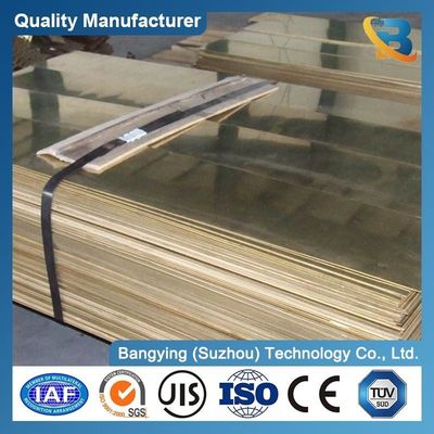 10mm Customized Solid C28000 C26800 C26000 Brass Plates for Welding ASTM Standard Golden