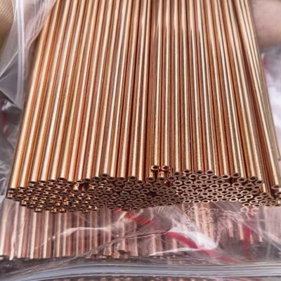 Alloy Copper Pipe C11000 C10200 C12000 C12200 Round Square Rectangular Small Diameter Tube